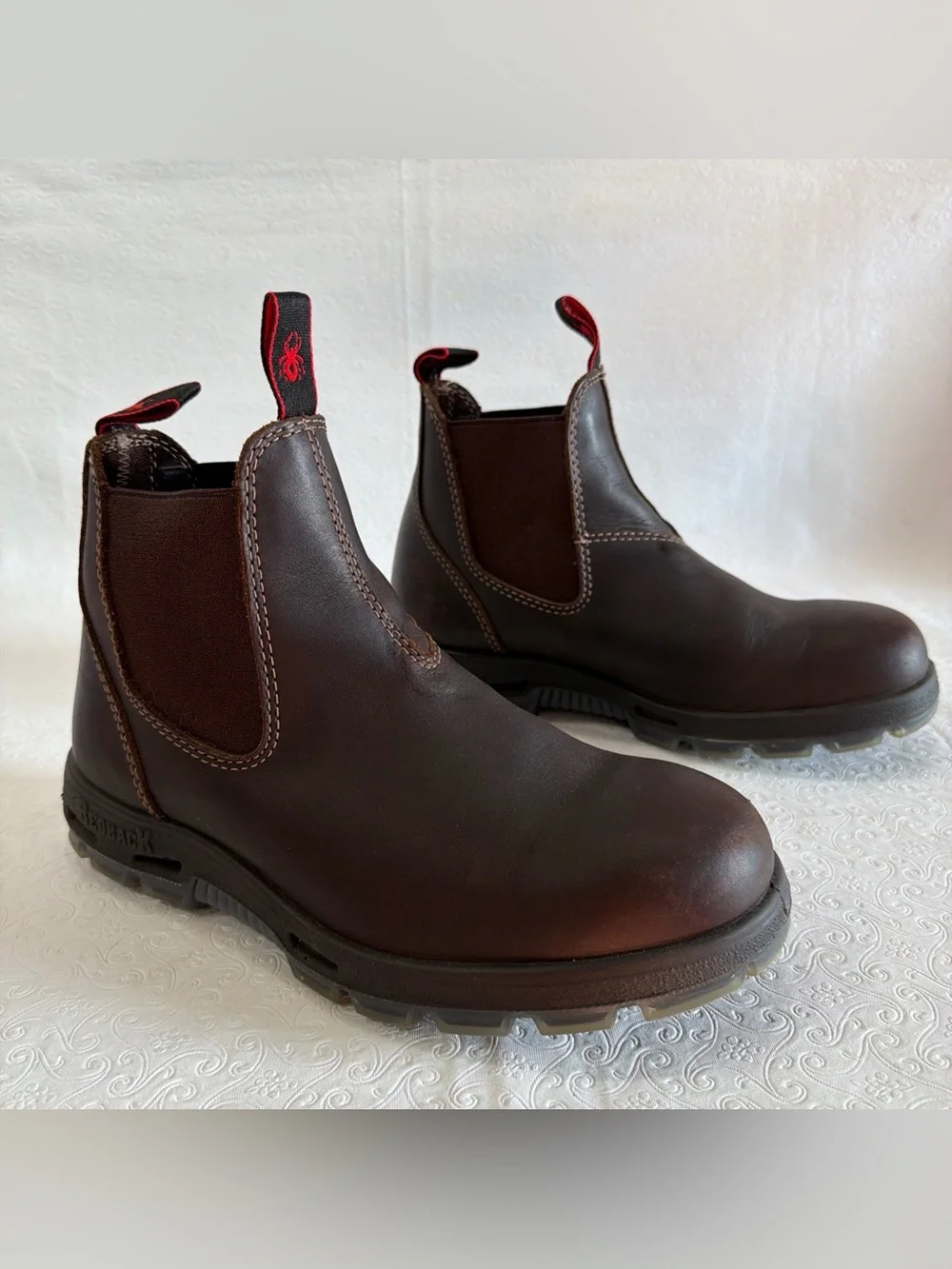 Redback UNPU Nevada Great Barrier Elastic Sided Work Boots US Mens 9.5 UK 8.5